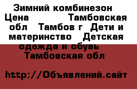 Зимний комбинезон › Цена ­ 1 500 - Тамбовская обл., Тамбов г. Дети и материнство » Детская одежда и обувь   . Тамбовская обл.